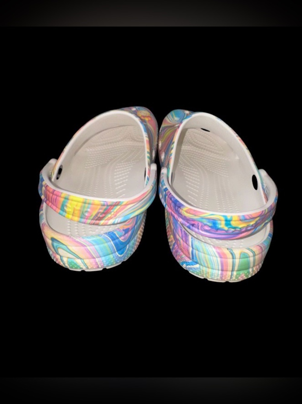 Crocs OUT OF THIS WORLD Multi clogs women’s sandals shoes size 11 men size 9 - Picture 13 of 14